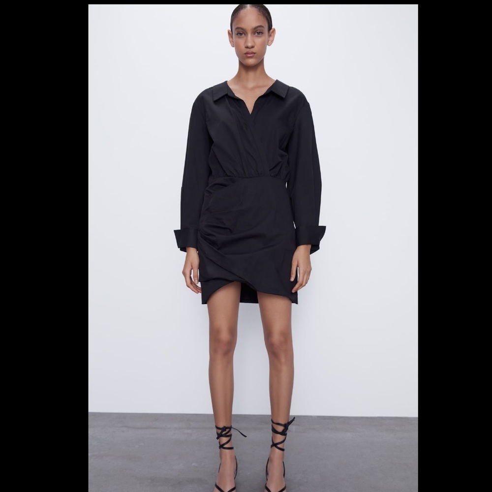 Zara short shirt dress